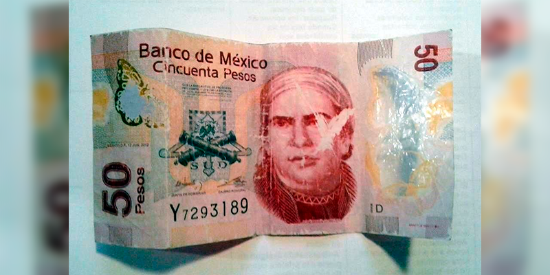 ¿No te aceptan tu billete por estar feo o despintado?