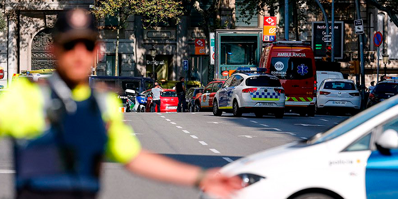 Se registra ataque terrorista en Barcelona