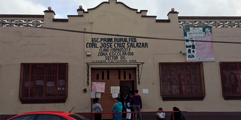 Reubicarán a alumnos de primaria en Tlaltizapán