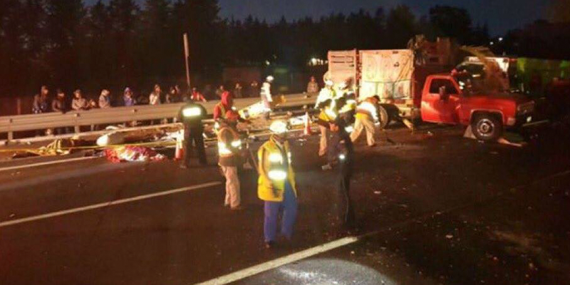 Mueren peregrinos en accidente