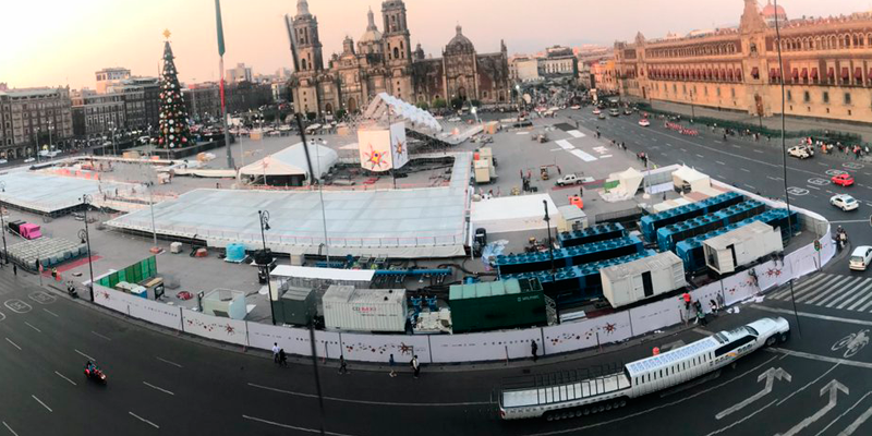 Muere señor en la pista de hielo