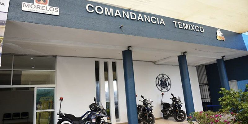 Rehabilitación de la comandancia Temixco de la policía morelos
