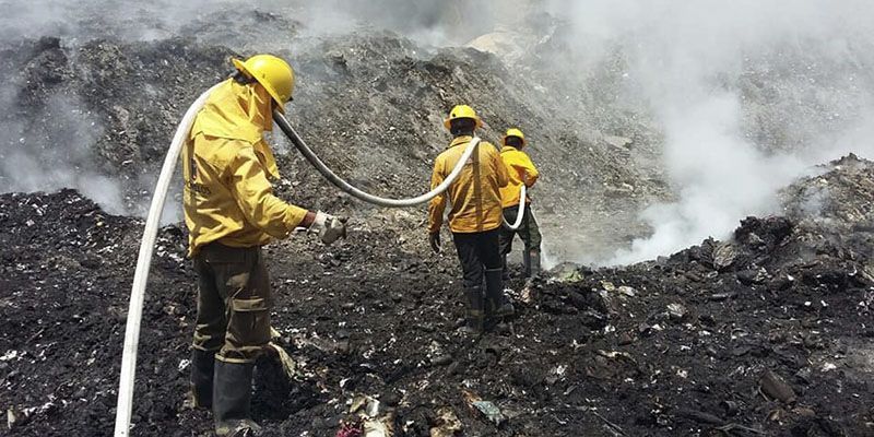 Incendio en Tlaquiltenango