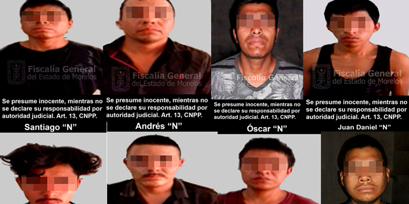 Detienen a ocho integrantes de “Los Rojos”