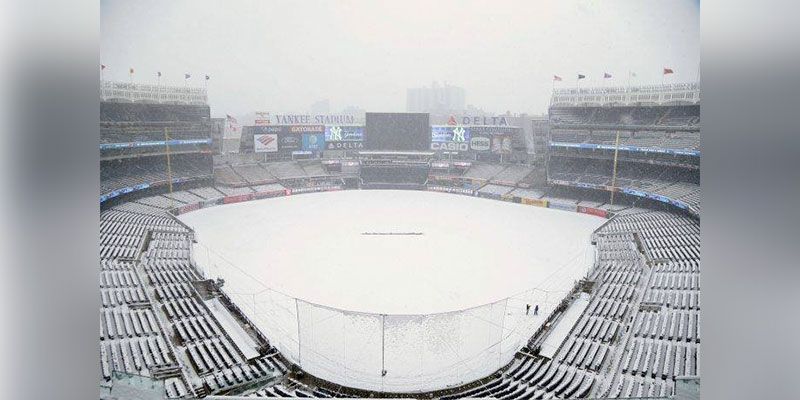Postergan juego de Yankees por nieve