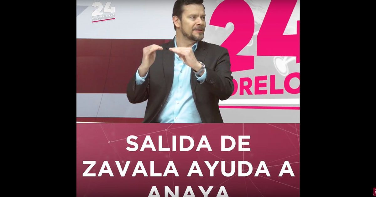 Salida de Zavala ayuda a Anaya