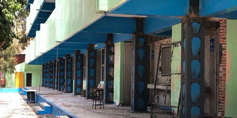 Refuerzan muros en secundarias de Cuernavaca