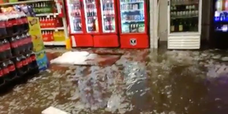 Provocan inundaciones las lluvias