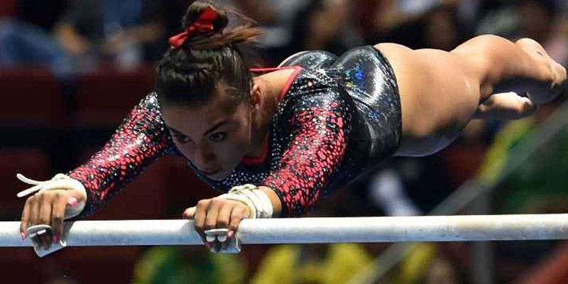 Obtienen mexicanas oro y bronce en gimnasia