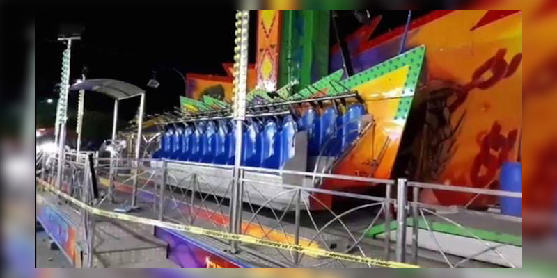 Muere niña al caer de juego mecánico