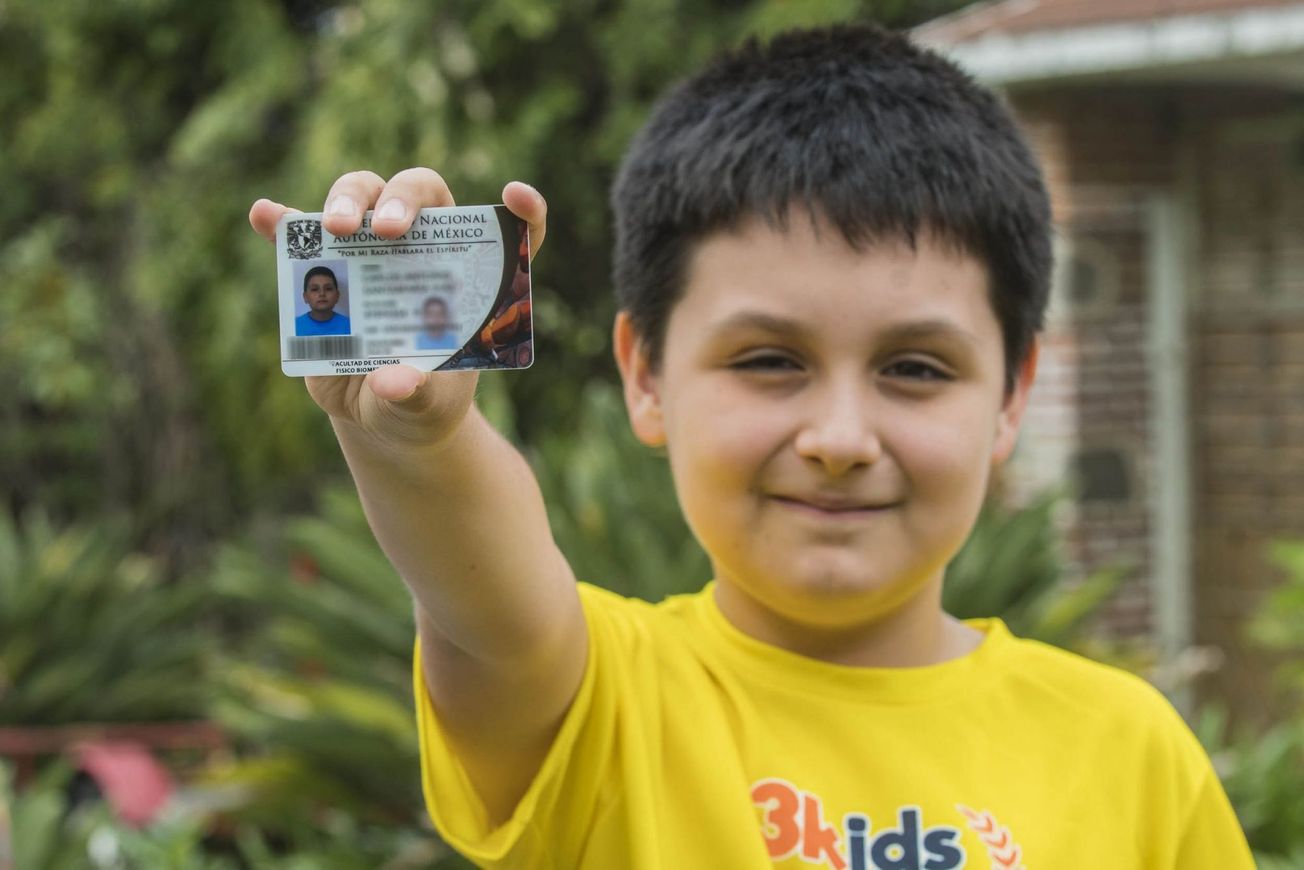 Niño de 12 años entrará a la UNAM