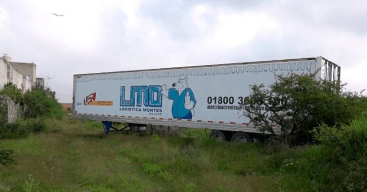 Encuentran otro tráiler con cuerpos