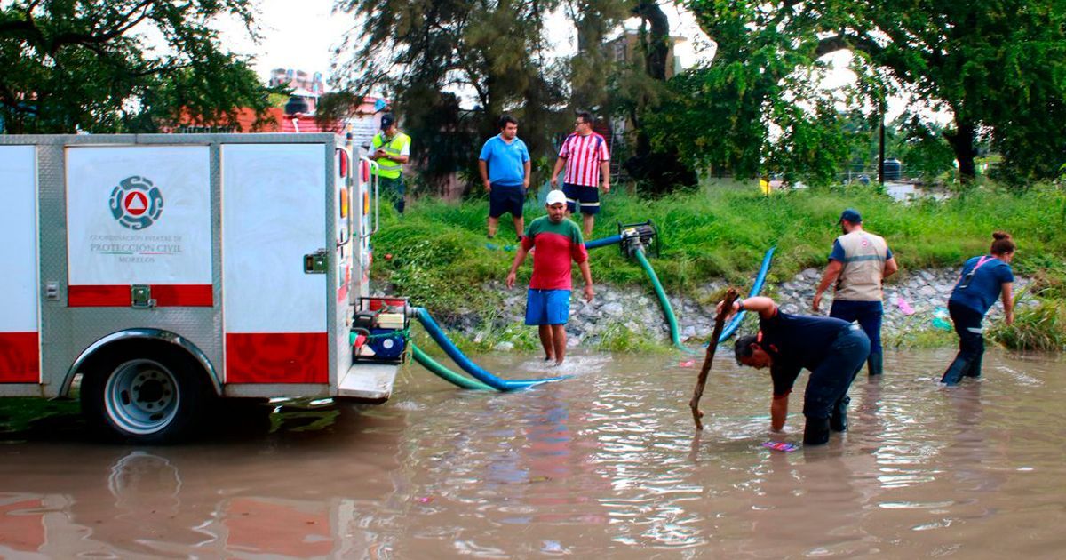 Realiza PC labores tras inundaciones