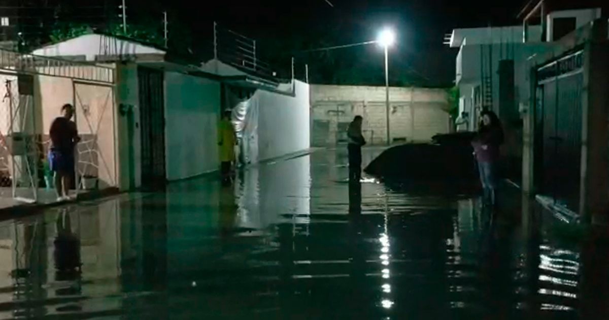 Inundaciones en el Centro de Jojutla