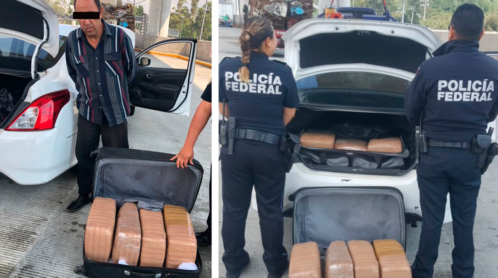 Detienen a dos por transportar marihuana