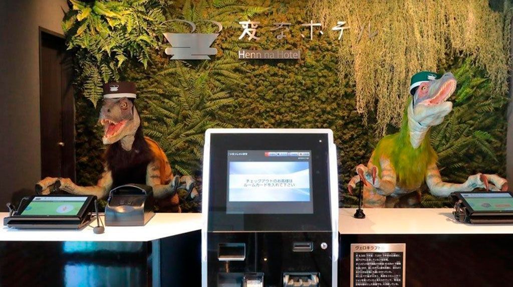Hotel es atendido por dinosaurios