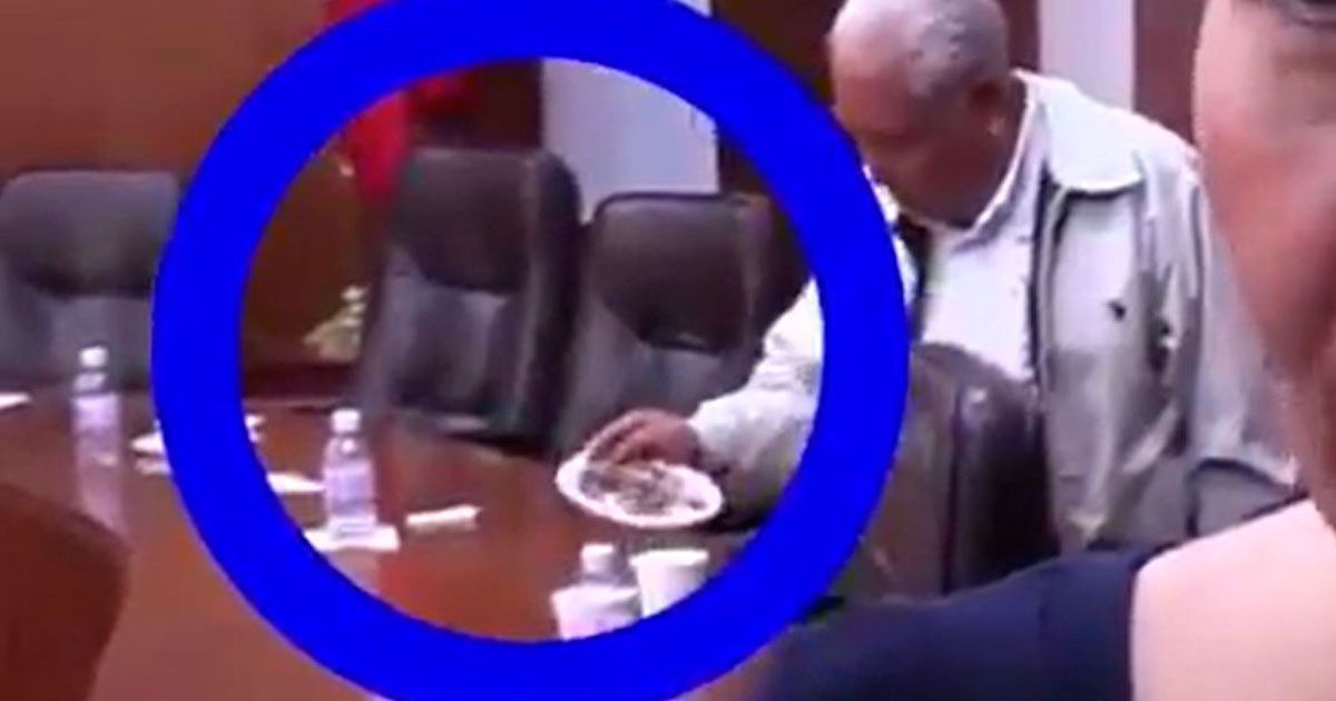 Diputado se “empaca” botanas