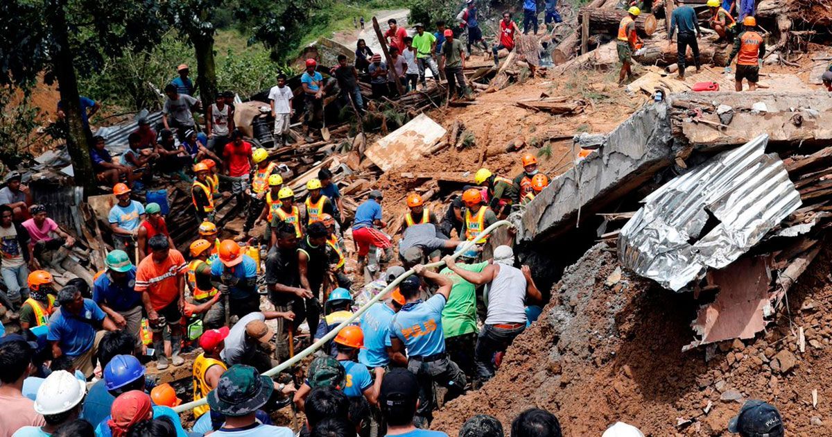 Tifón deja cientos de desaparecidos