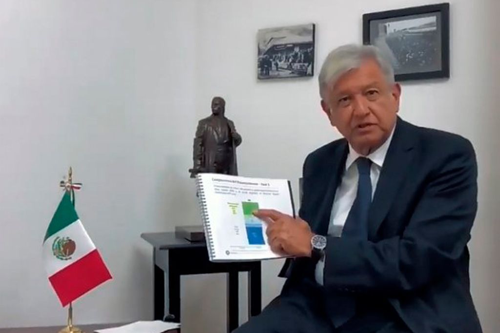 Obras del NAIM van al 20 %