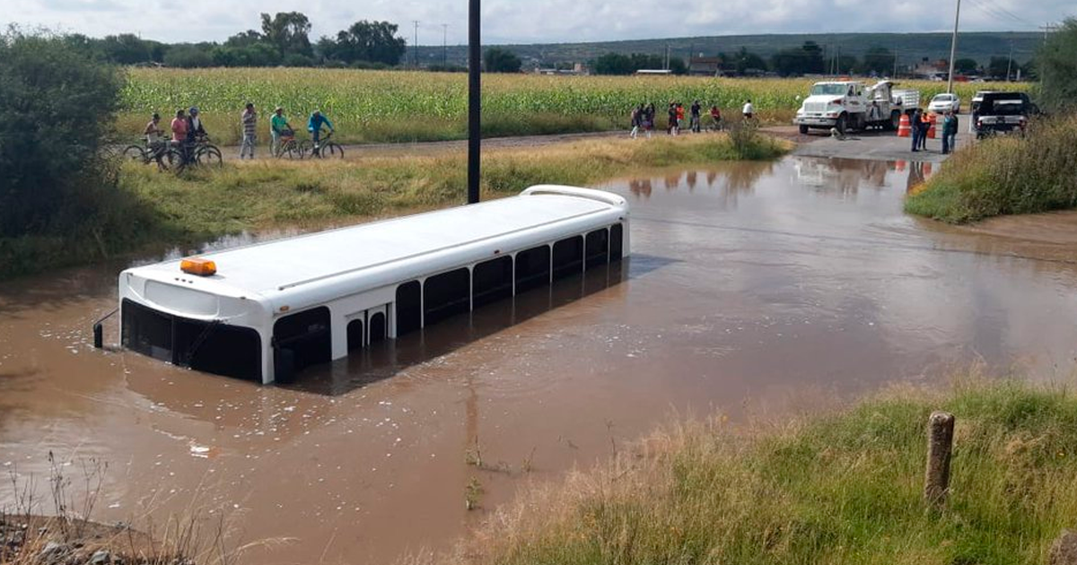 Lluvias dejan estragos en Querétaro