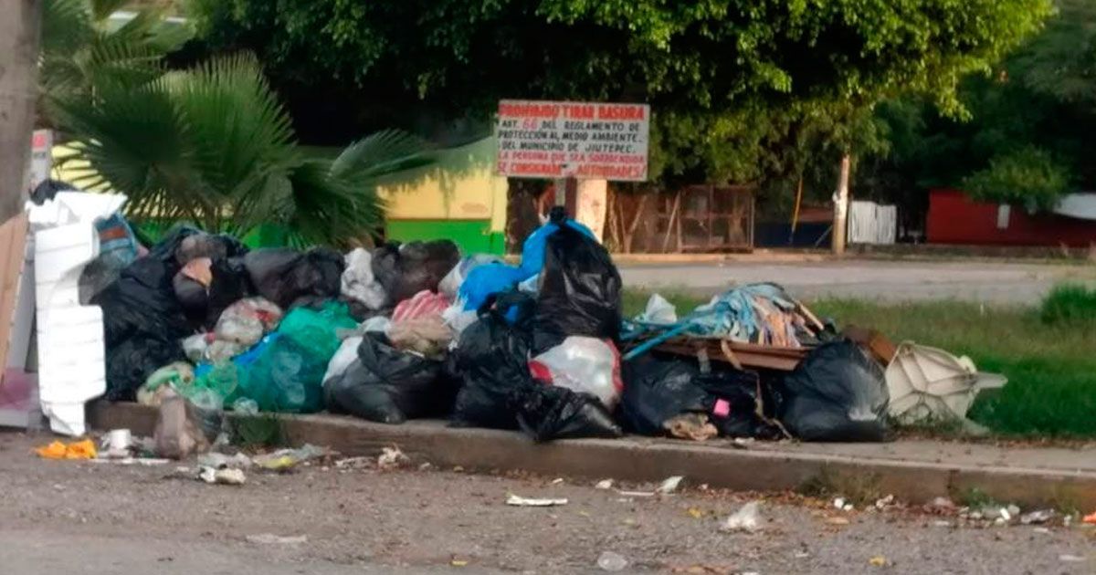 Se agrava problema de recolección de basura en Jiutepec