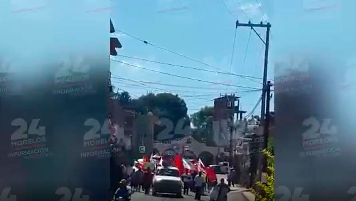 Continúan marchas en Yecapixtla, exigen que se cumplan acuerdos