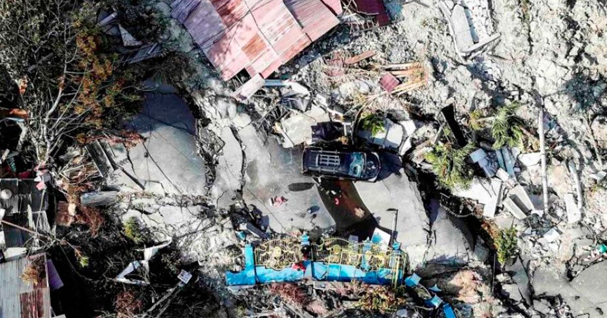 Desaparece pueblo tras tsunami y terremoto