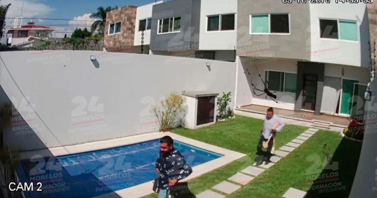 Captan robo en domicilio