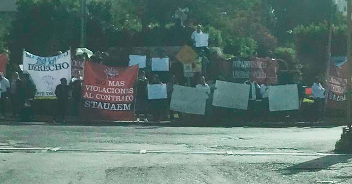 Se suman administrativos de la UAEM a Paro Nacional