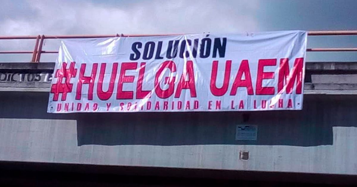 Se mantiene huelga de la UAEM