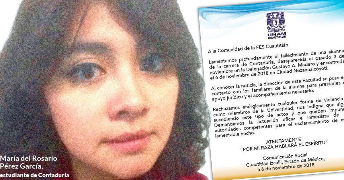 Encuentran sin vida a estudiante de FES Cuautitlán