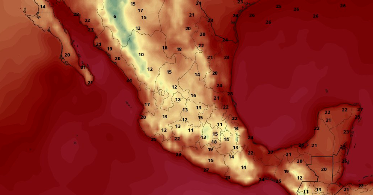 Pronóstico del tiempo para este miércoles
