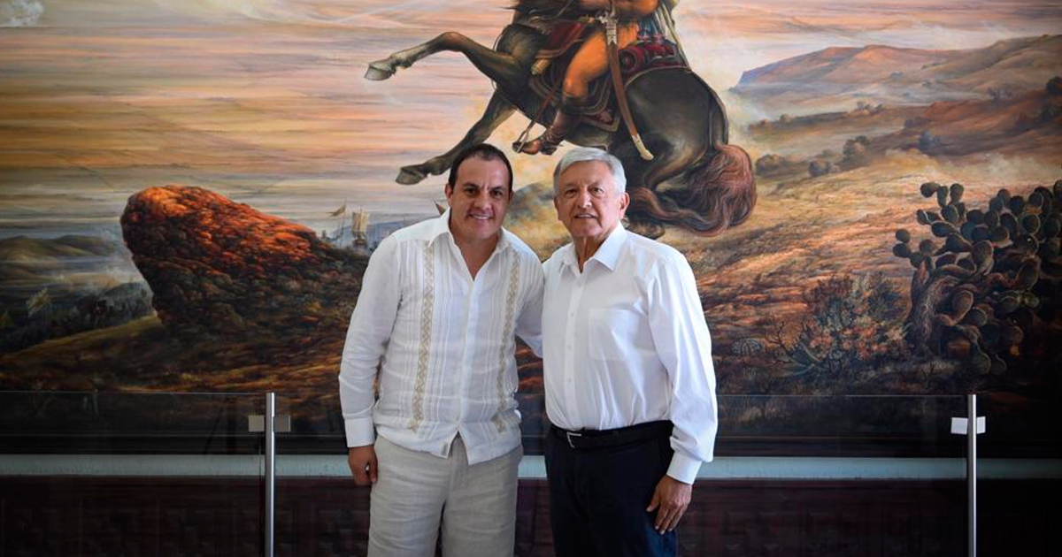 Asistirá gobernador Cuauhtémoc Blanco a toma de protesta de AMLO