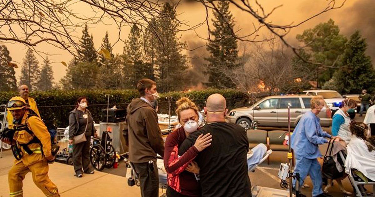 Reportan incendio en California