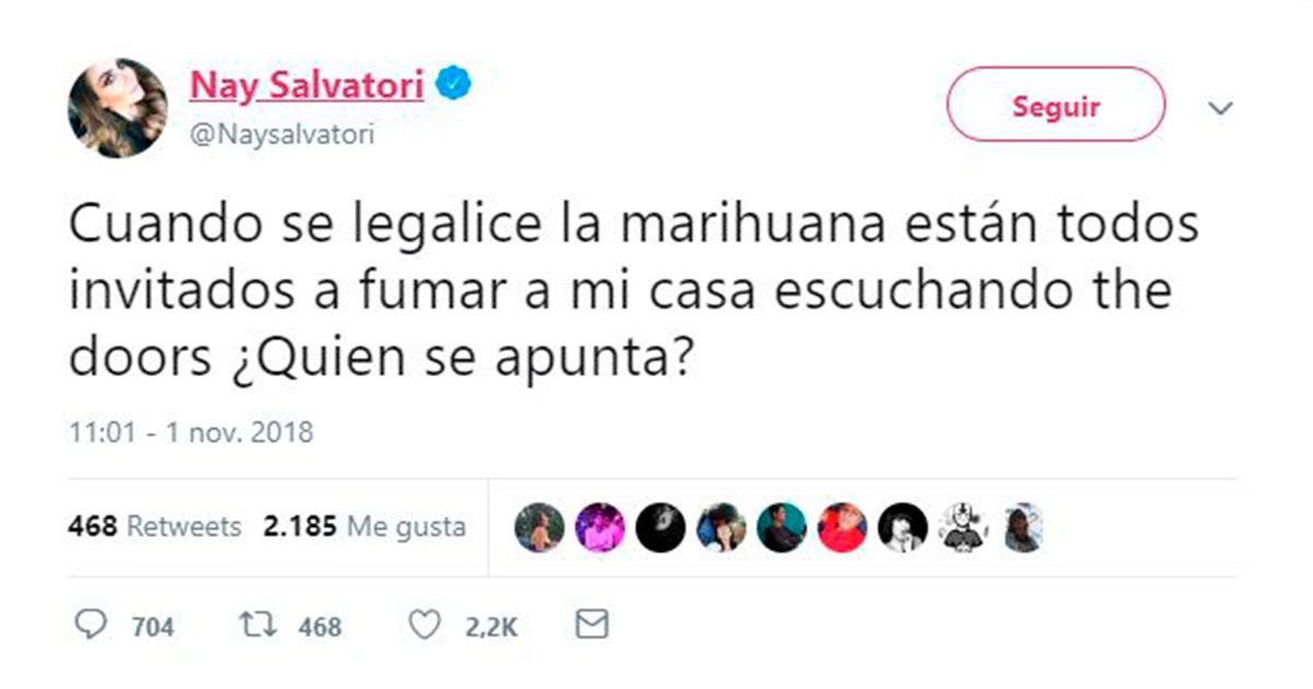 Diputada invita a fumar marihuana