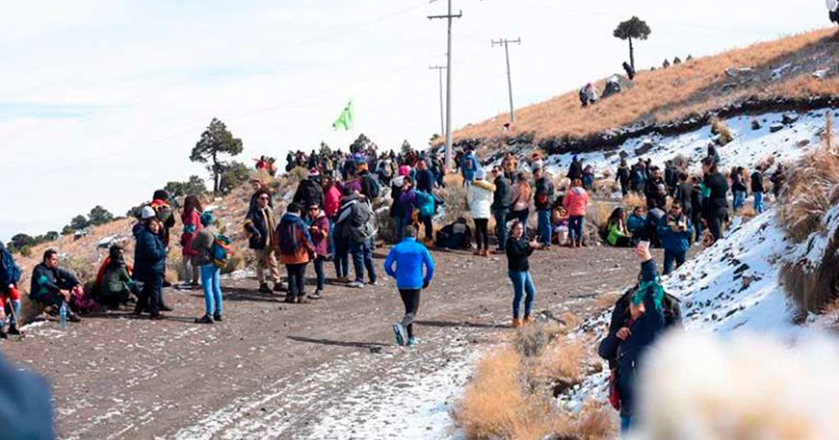 Turistas dejan basura en Nevado de Toluca