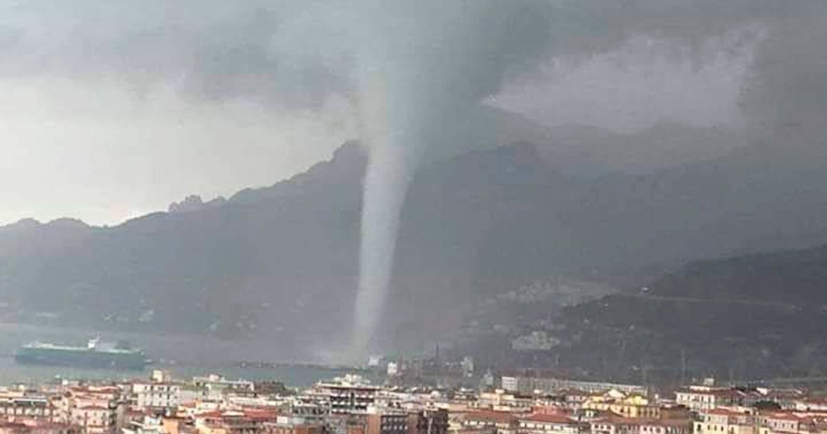 Reportan tornado en Italia