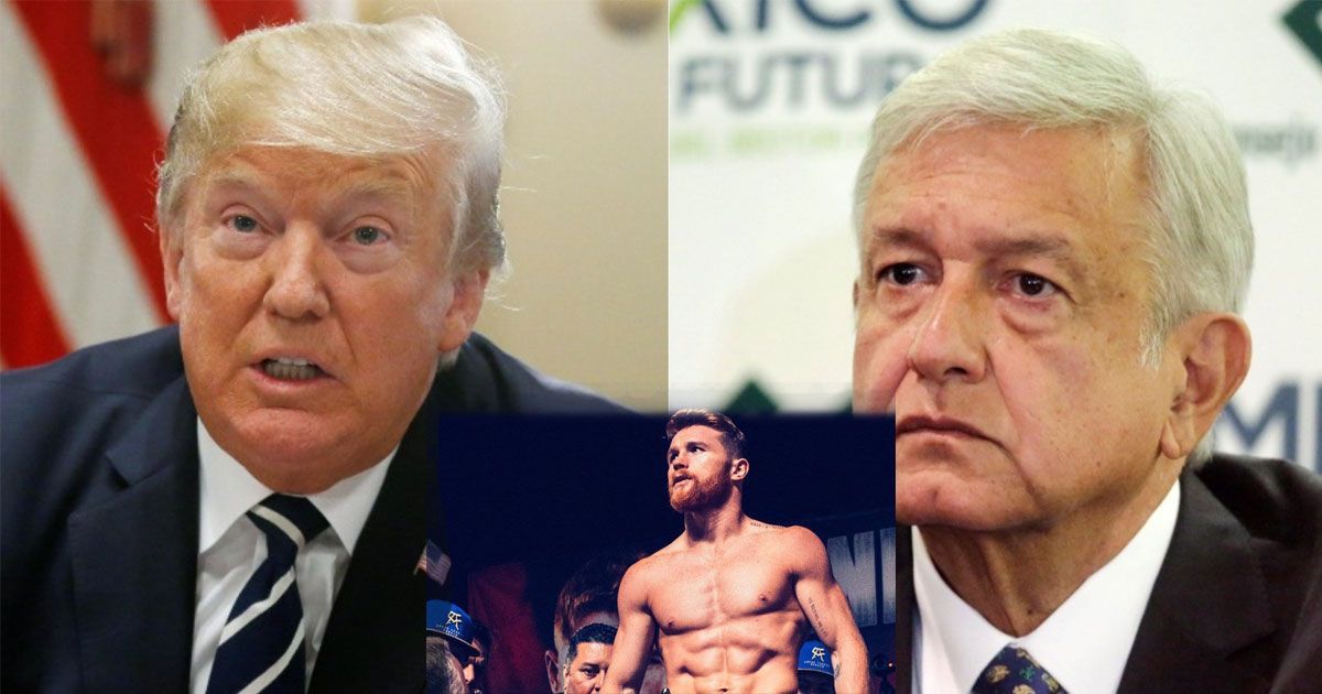 ¿AMLO y Trump en pelea de box?
