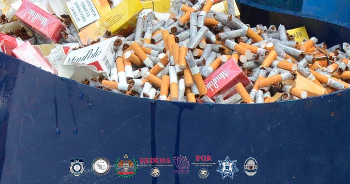 Destruyen productos decomisados en Cuautla