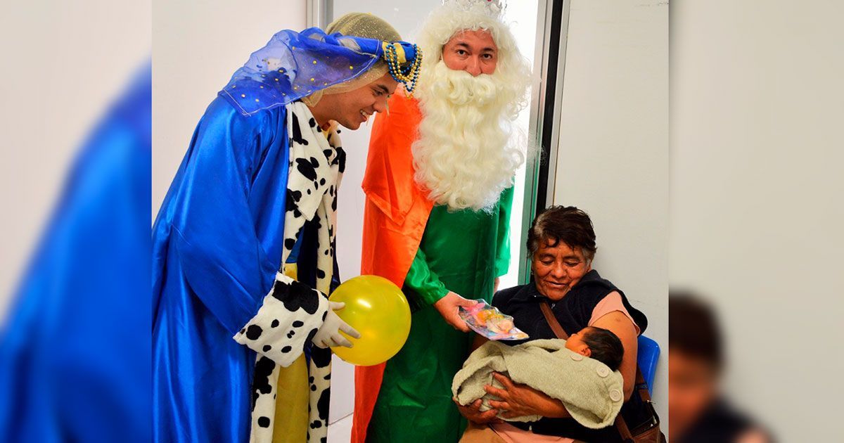 Llegan los Reyes Magos al Hospital José G. Parres