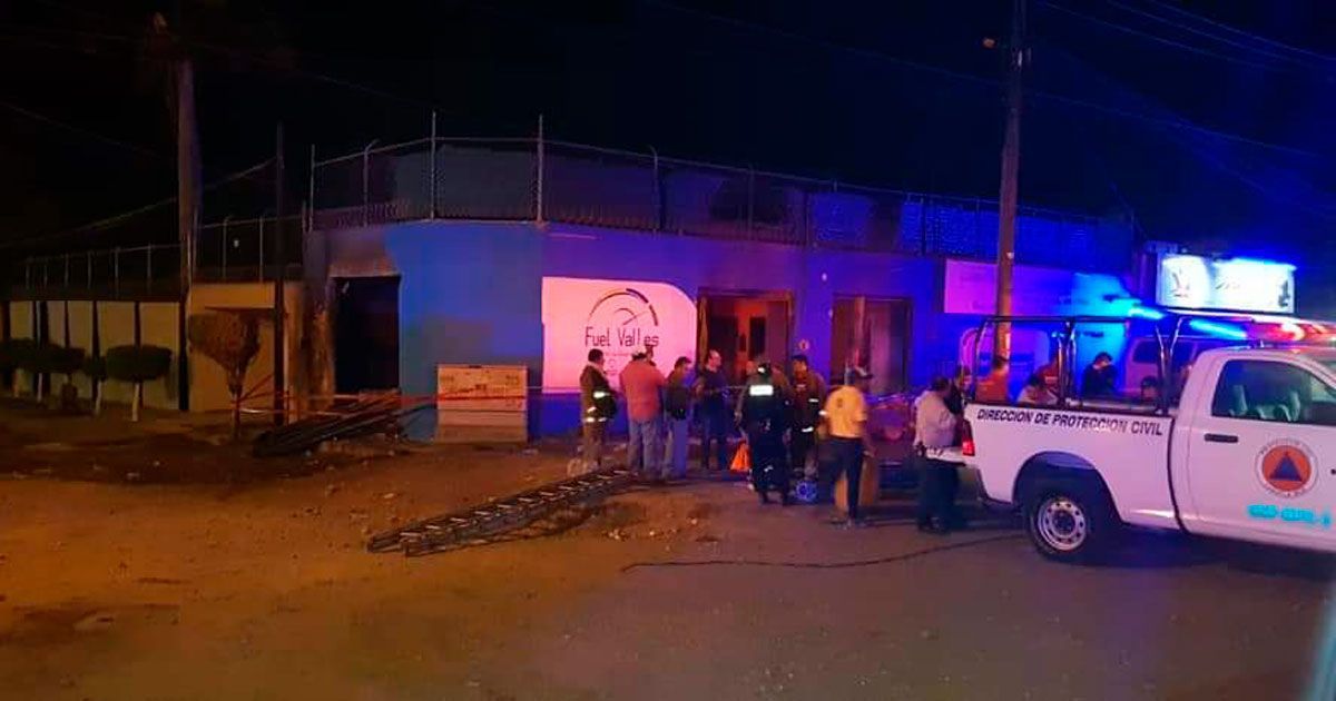 Se incendia local de etanol en Cuautla