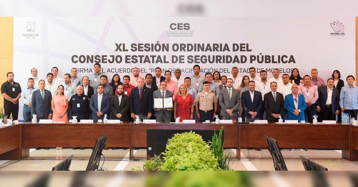 Firman el Acuerdo del Plan de Pacificación del Estado de Morelos