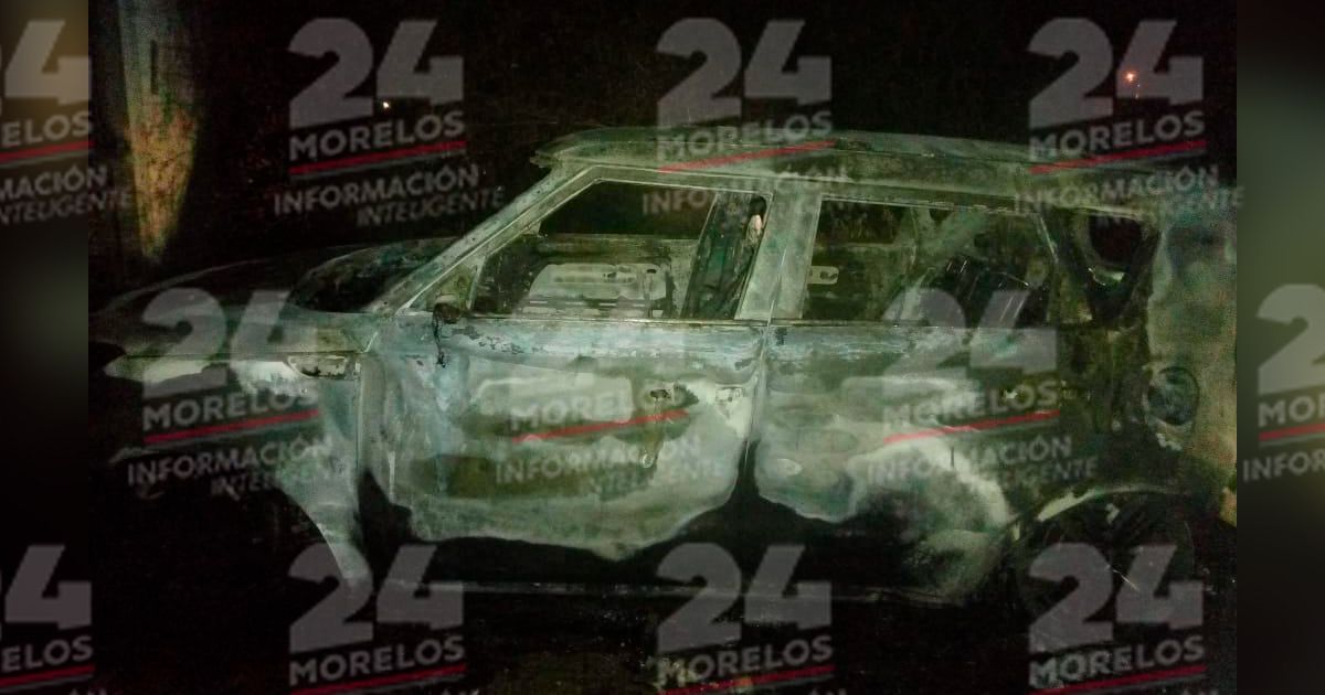 Tres cuerpos calcinados en un vehículo en Temoac