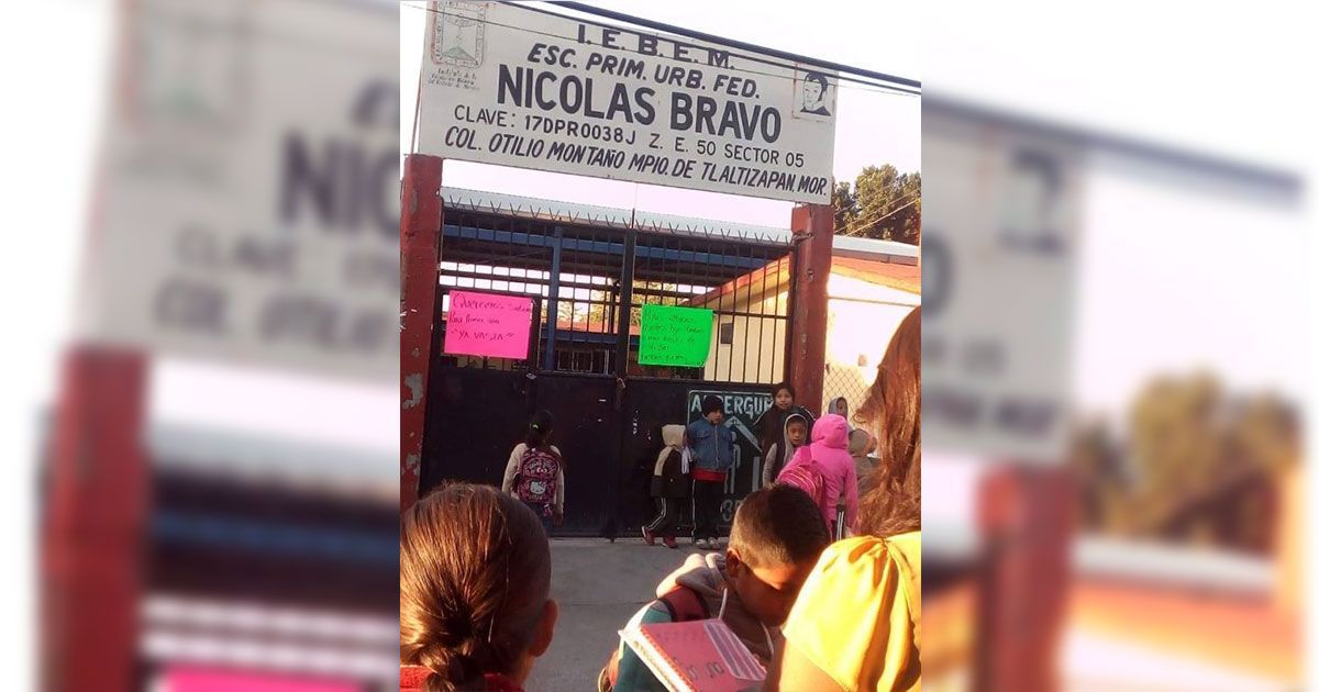 Continúa plantón en escuela de Tlaltizapán