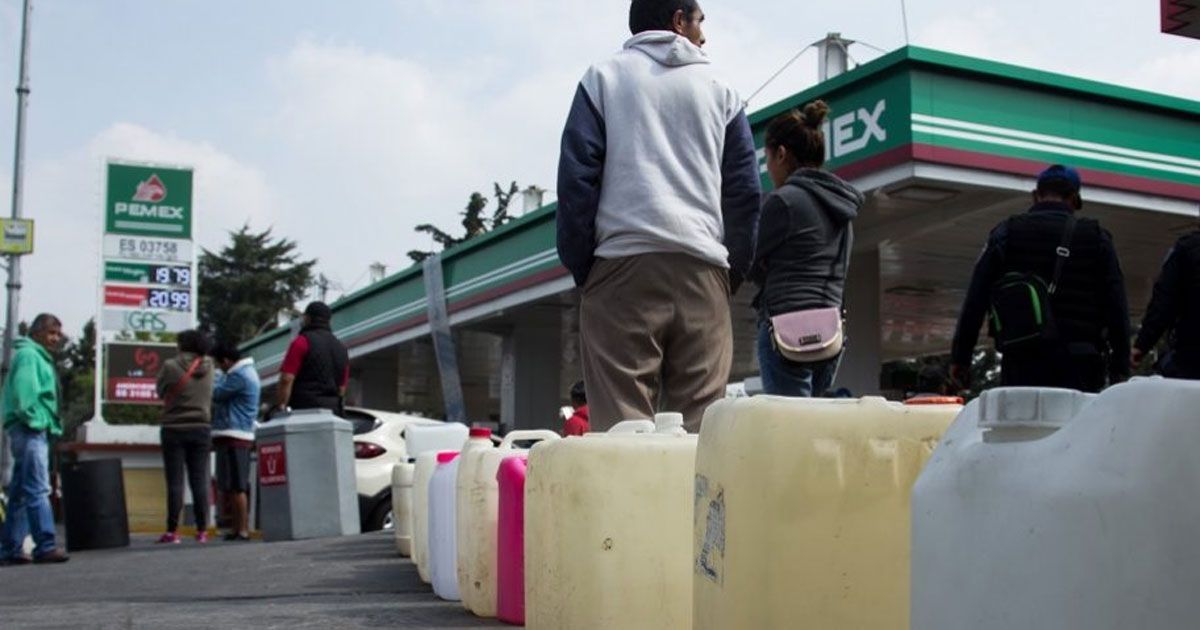 Diversos estados presentan desabasto de gasolina