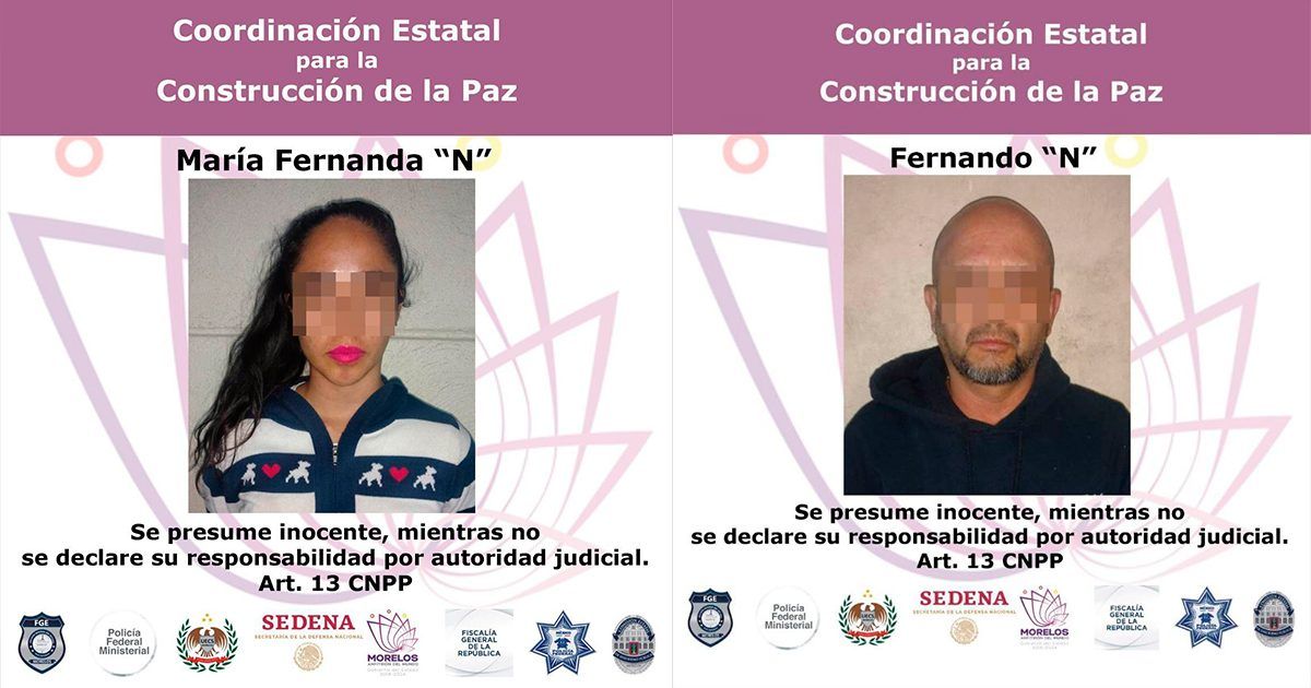 Detienen a pareja por homicidio en Emiliano Zapata