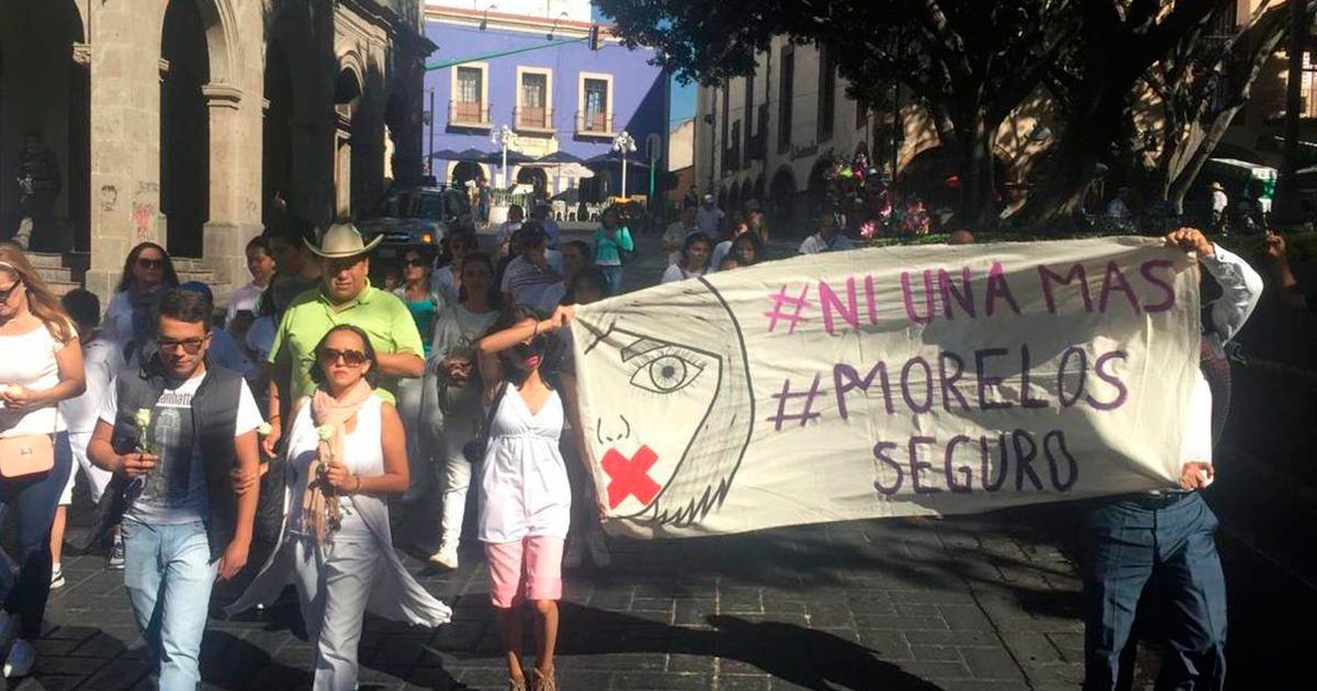 Marchan para exigir paz y justicia en Morelos