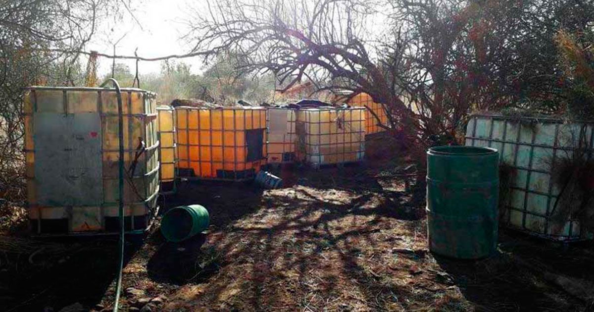 Decomisan más de 50 mil litros de huachicol
