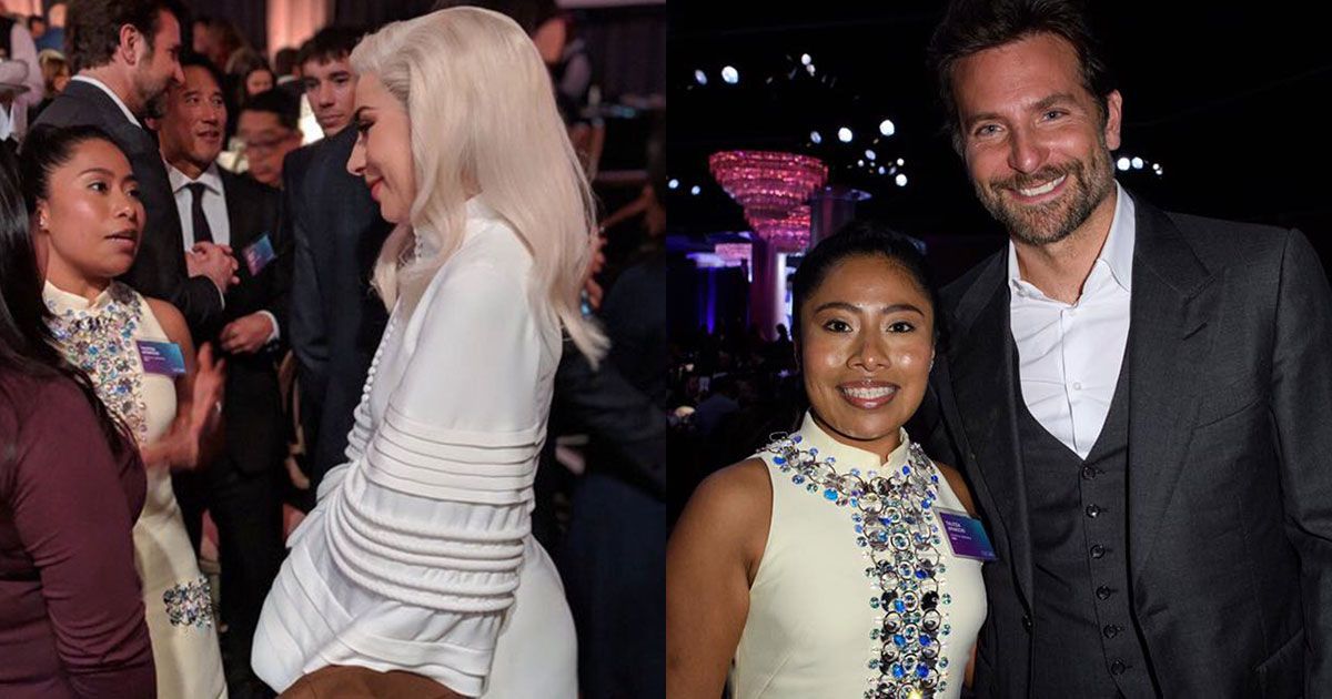 Yalitza Aparicio, Lady Gaga y Bradley Cooper juntos