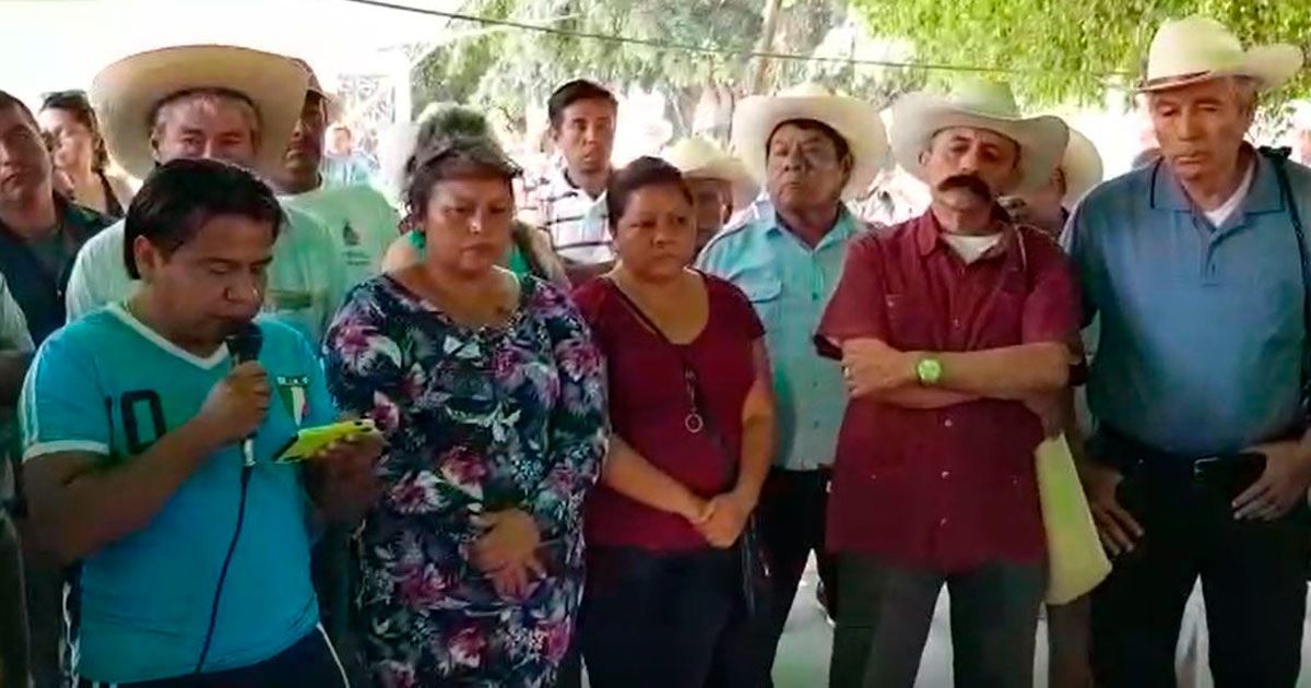 Se manifiestan activistas en Amilcingo